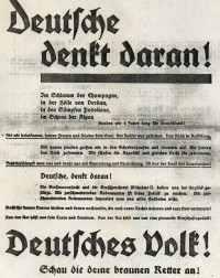 Reichstagswahl am 5. März 1933 - Sozialdemokraten warnen vor Wahl der NSDAP