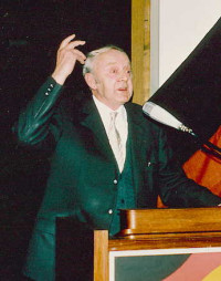 1977 - Bürgermeister Philipp Schumpp bei der Jubiläumsfeier aus Anlass des 70. Gründungstages
